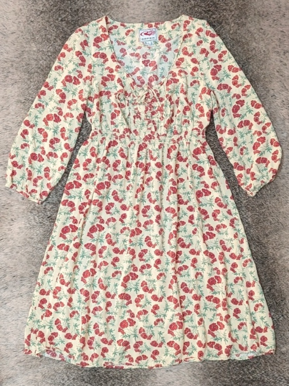 Roper Floral Lace Front Dress Women's Medium